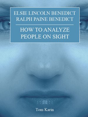 cover image of HOW TO ANALYZE PEOPLE ON SIGHT